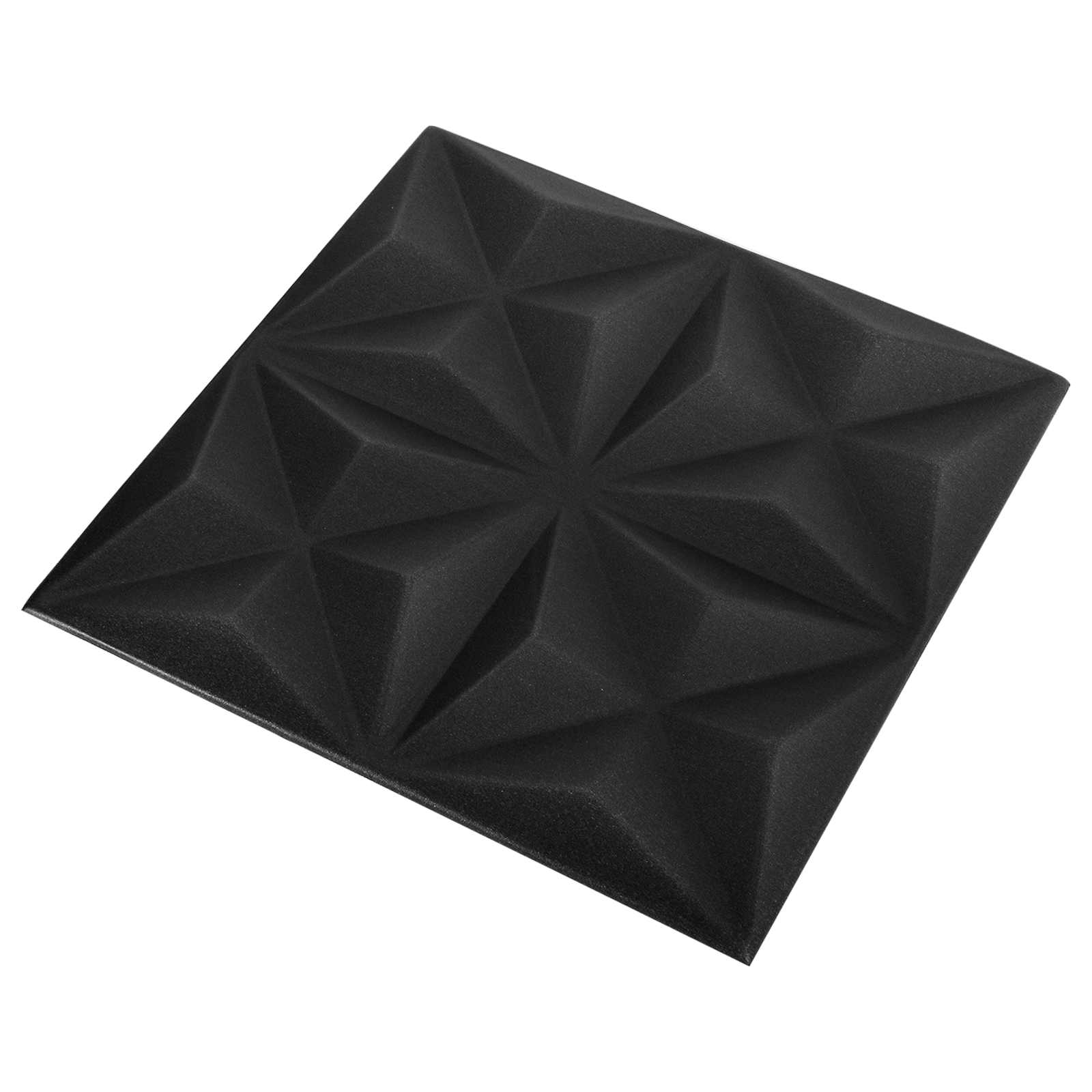 Wandpaneele 12 pcs Diamant Weiß 50 x 50 cm XPS Schaum