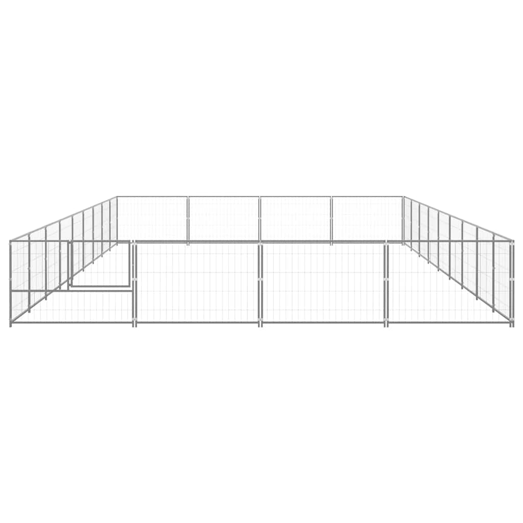 Hundezwinger Schwarz 4 m² Stahl