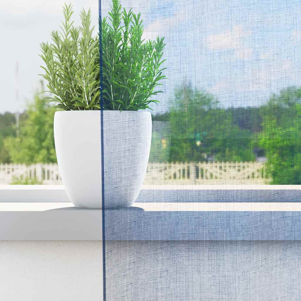 Voile Vorhänge mit Ösen 2 Stk. Apfelgrün 140x140 cm