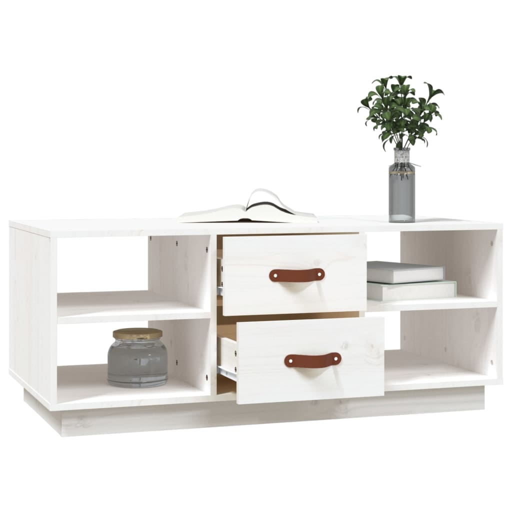 Couchtisch 100x50x41 cm Massivholz Kiefer