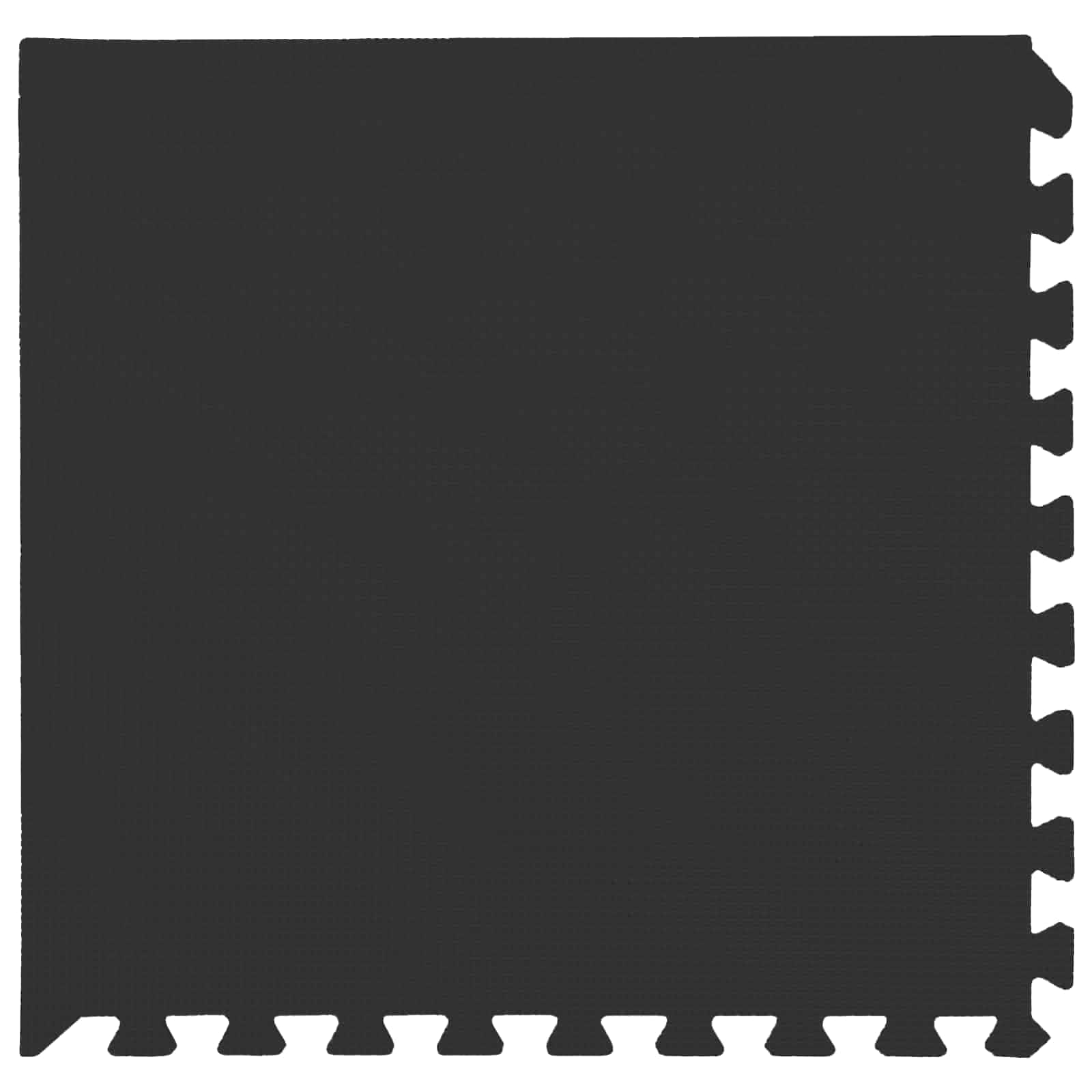 Pool Bodenteppich 6 pcs Schwarz 2,16 ㎡ EVA-Schaum