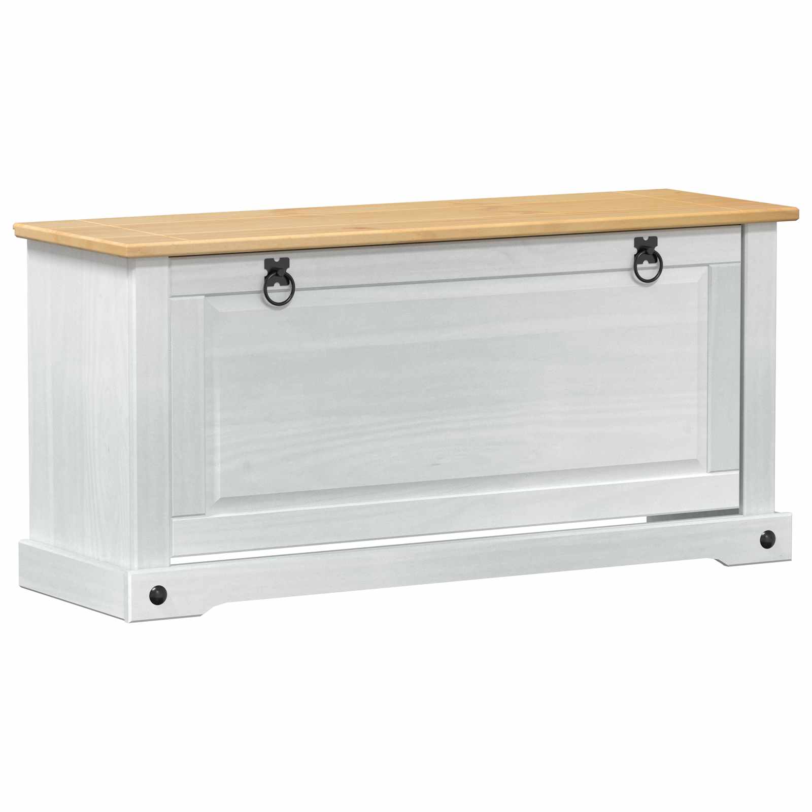 Schuhschrank Corona 99x32x47 cm Massivholz Kiefer