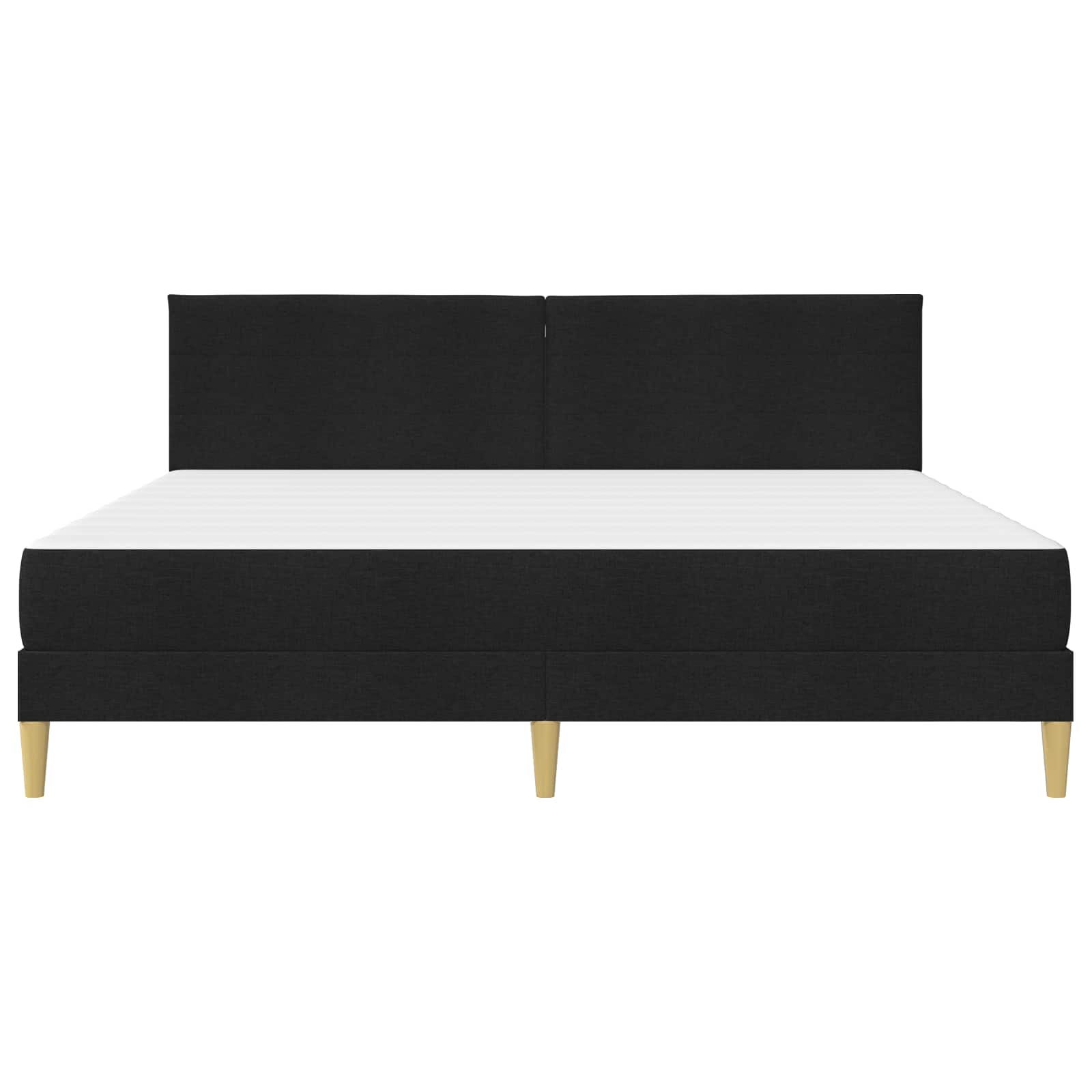 Bettrahmen Hellgrau 80 x 200 cm Polyester