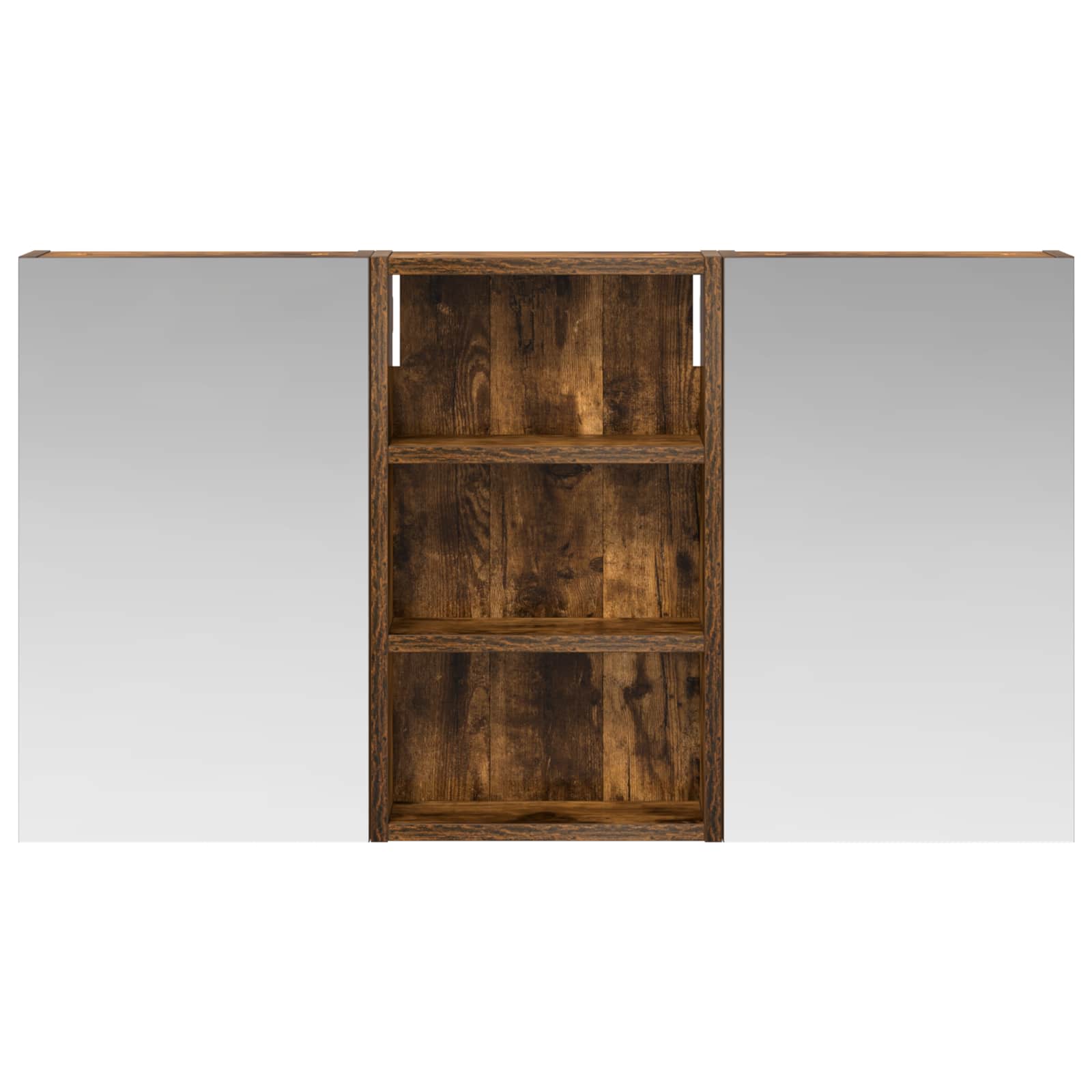 Badezimmerschrank-Set 3 pcs 80 x 10,5 x 50 cm Holzwerkstoff