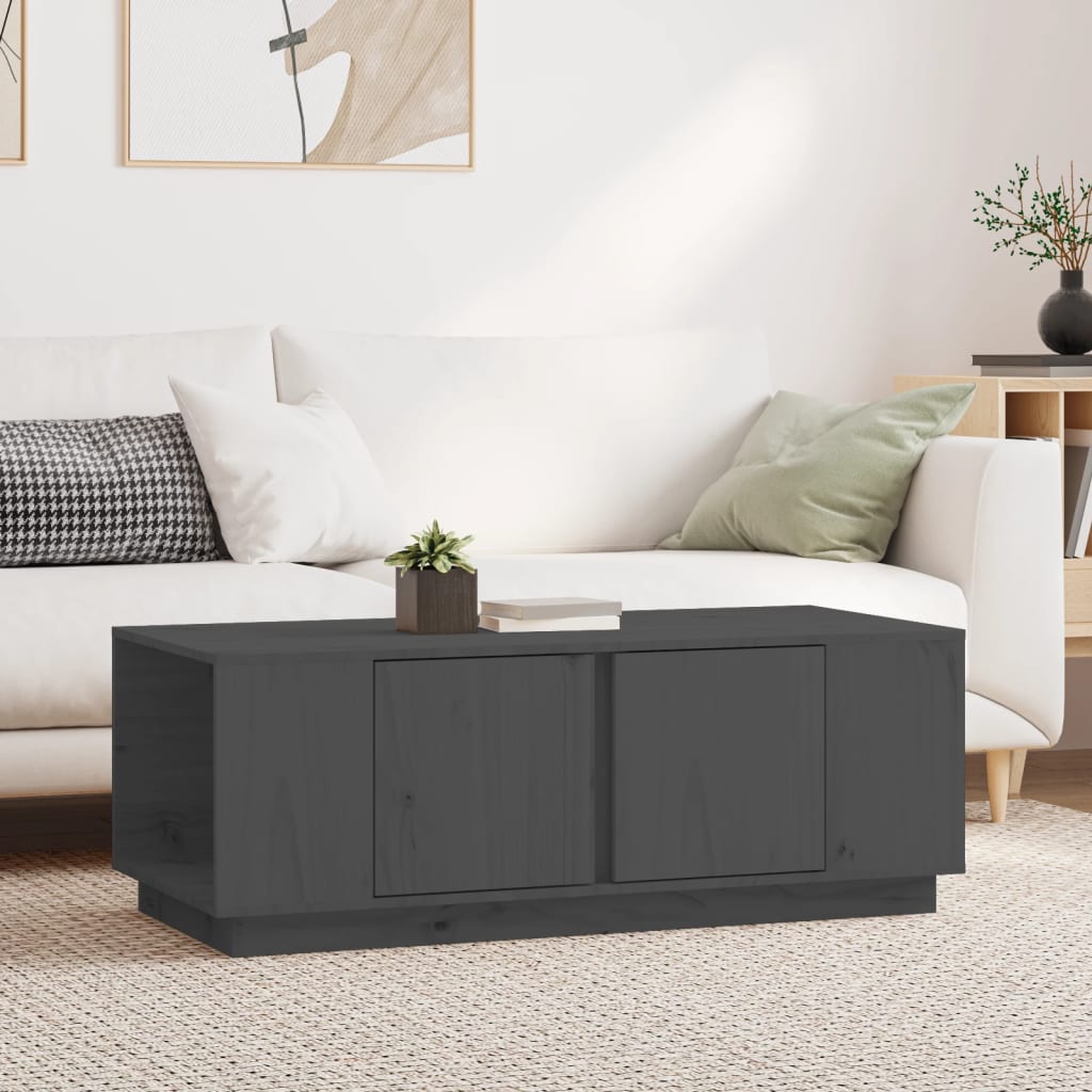 Couchtisch 110x50x40 cm Massivholz Kiefer