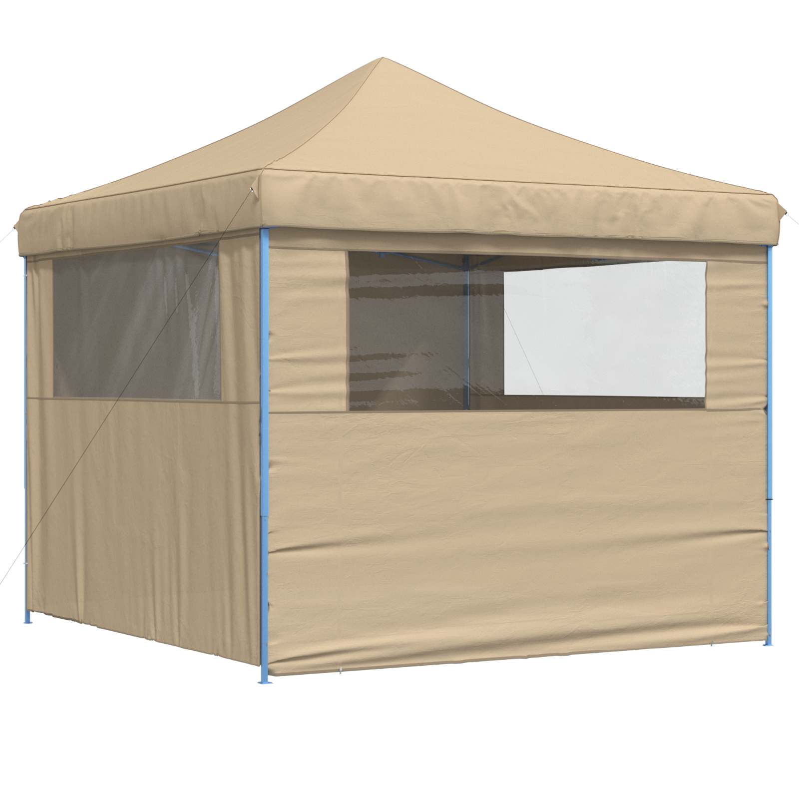 Partyzelt Faltbar Pop-Up Schwarz 292x292x315 cm