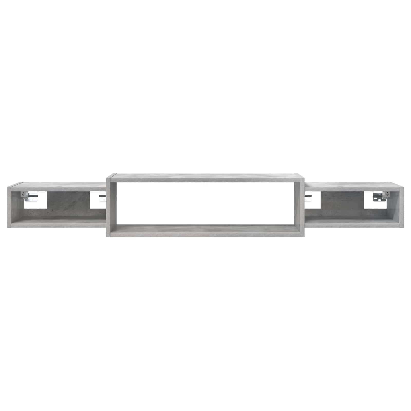 Wandmontierter TV-Schrank Wandhalterung Weiß 140 x 28 x 21 cm