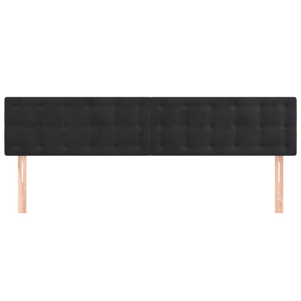 Kopfteil Hellgrau 80x5x118/128 cm Samt