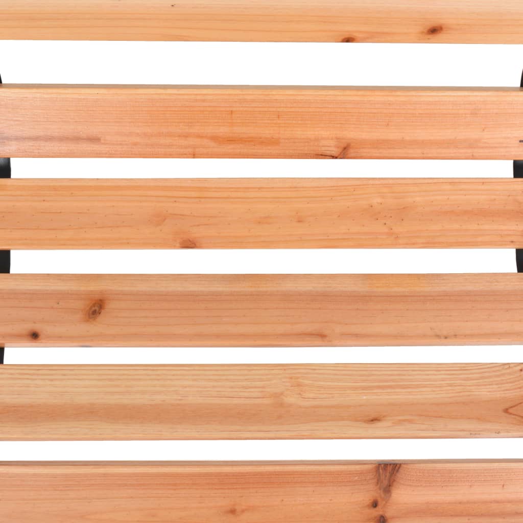 Gartenbank 122 cm Massivholz Tanne
