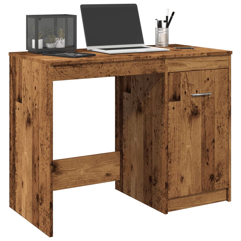 Schreibtisch Weiß 100×50×76 cm Holzwerkstoff