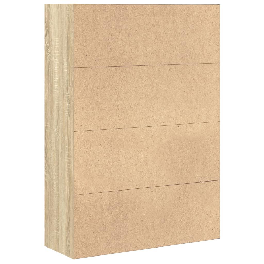 Bücherregal Weiß 80x30x189 cm Holzwerkstoff
