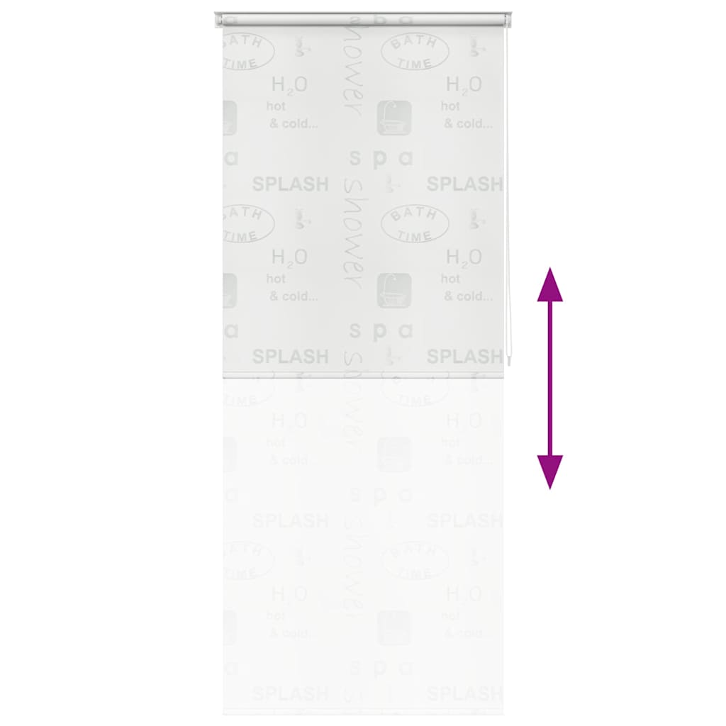 Duschrollo 80x240 cm Weiß