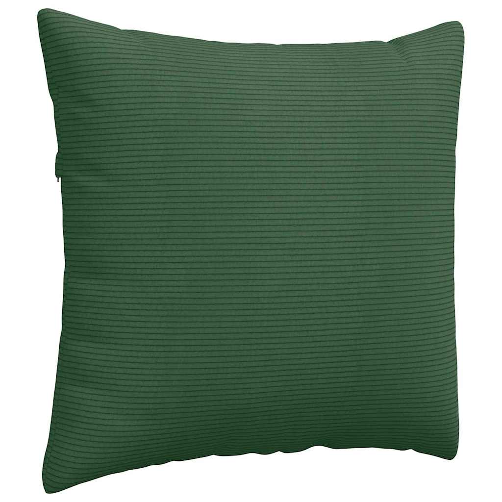 Sofakissen 2 Stück Hellgrau 50 x 30 cm Cordstoff