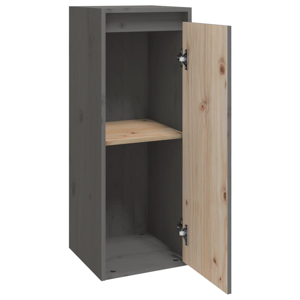 Wandschrank 30x30x80 cm Massivholz Kiefer