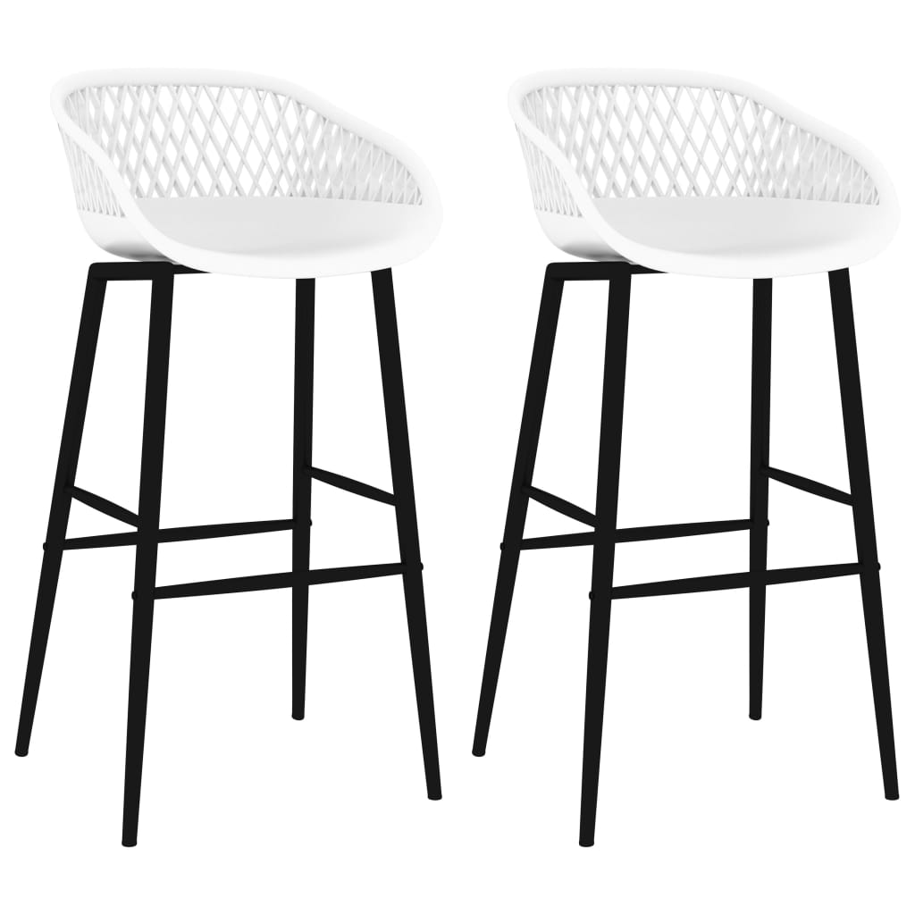Barhocker 2 Stk. Schwarz