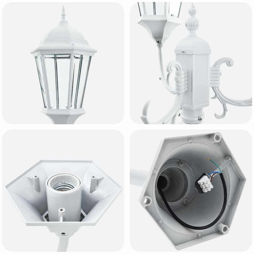 Garten-Licht Vintage gebürstetes Grün 57 x 49 x 241 cm