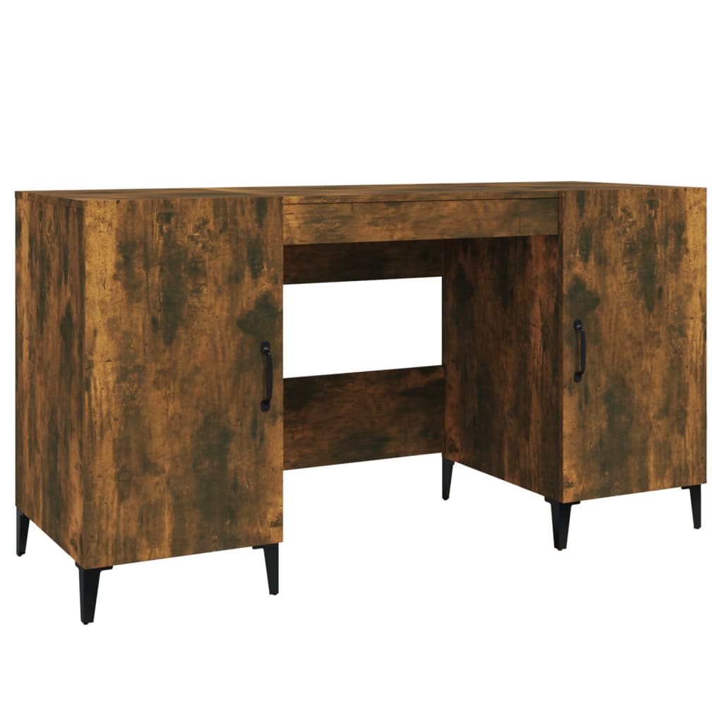 Schreibtisch mit Tür Altholz 140 x 50 x 75 cm Holzwerkstoff