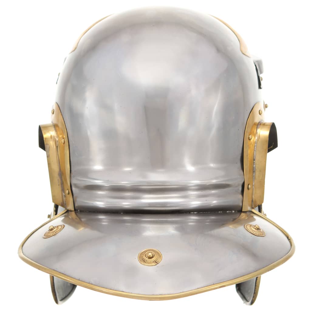 Preußische Pickelhaube Antik Replik für LARP Schwarz Stahl