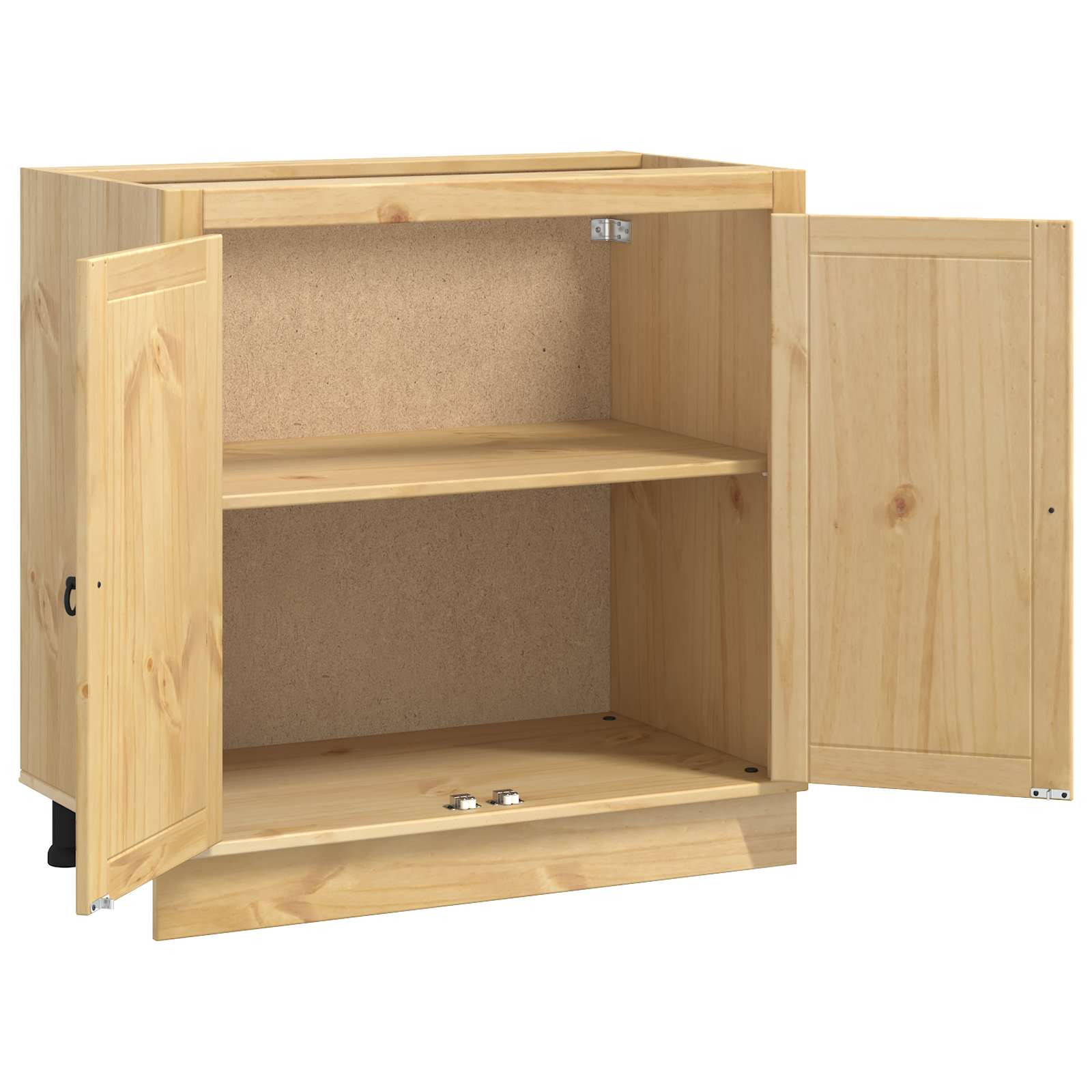 Schrank SKI Honigbraun 60 x 46 x 81,5 cm Massives Kiefernholz