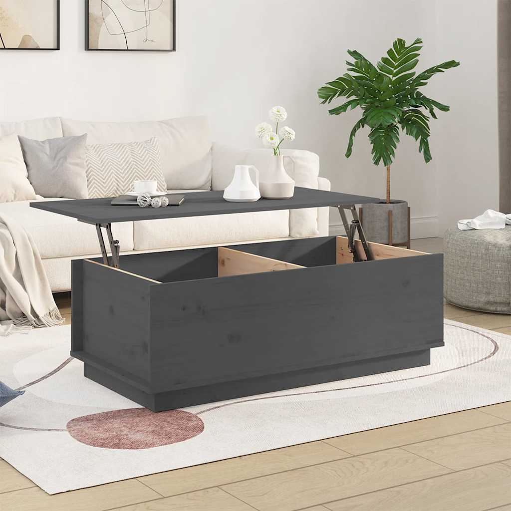 Couchtisch 100x50x35 cm Massivholz Kiefer