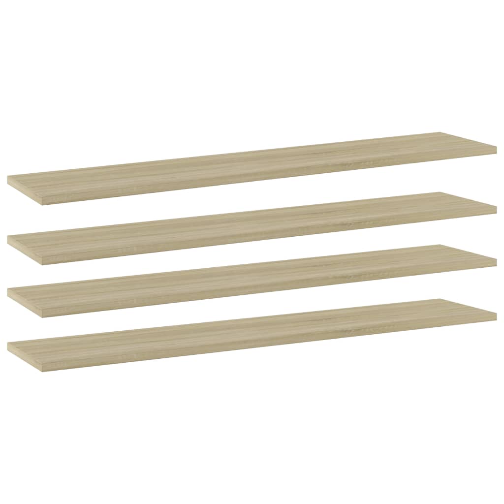 Bücherregal-Bretter 4 Stk. Weiß 40x10x1,5 cm Holzwerkstoff