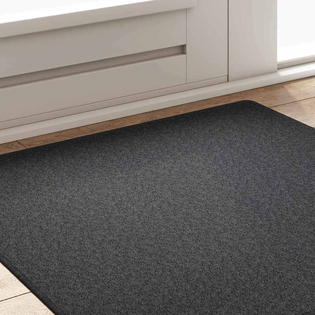Teppichläufer Anthrazit 80 x 500 cm 100% Polypropylen