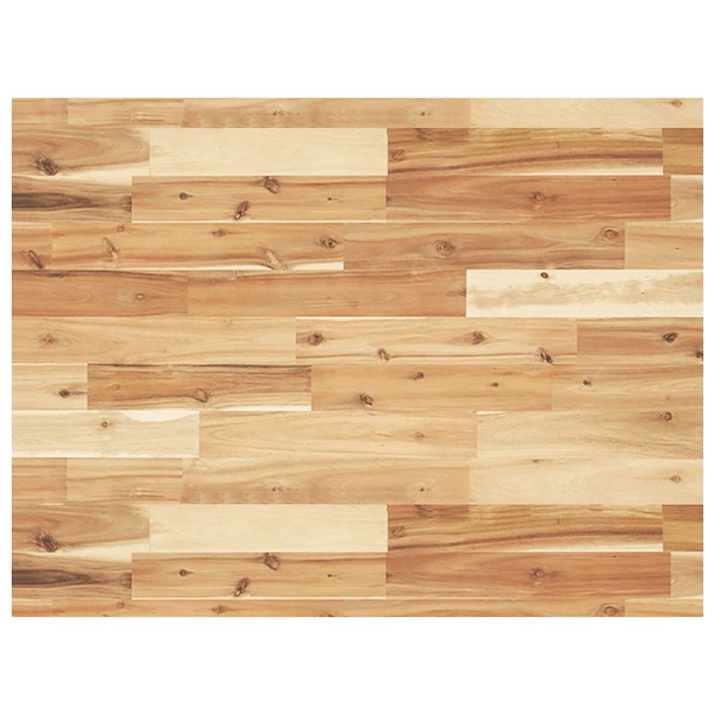 Tischplatte Rechteckig 60x50x2 cm Massivholz Akazie