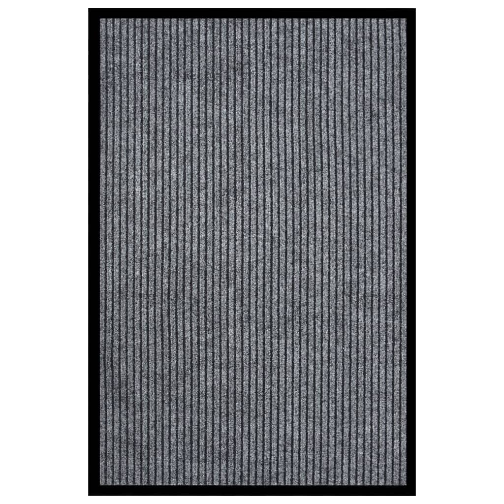 Fußmatte Gestreift Grau 60x80 cm