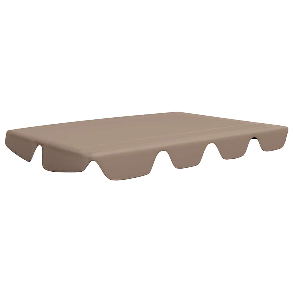 Ersatzdach für Hollywoodschaukel Beige 188/168x145/110 cm
