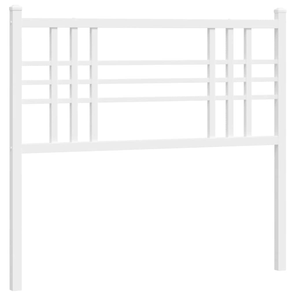 Ersatz-Kopfteil Metall Schwarz 100 cm