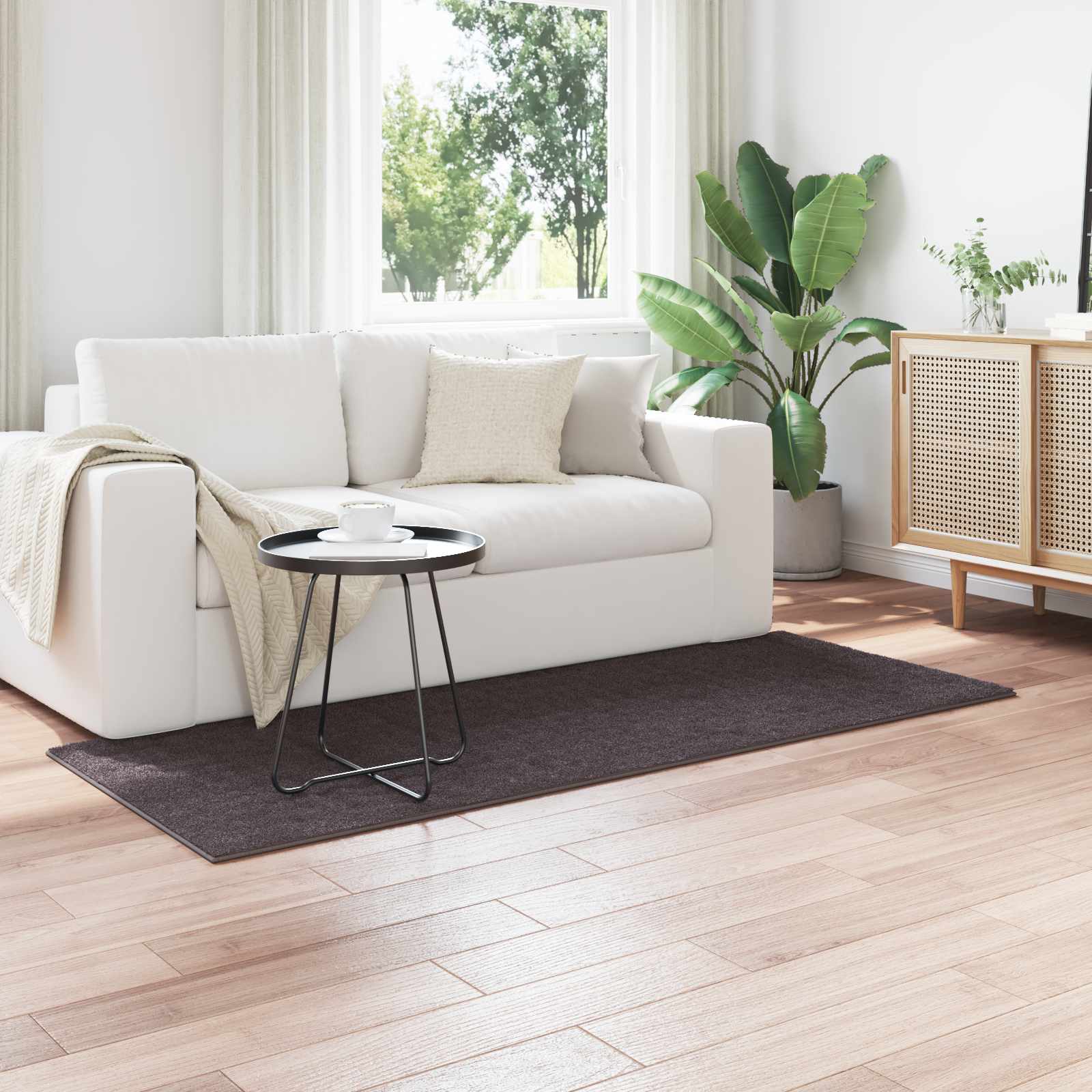 Bereichsteppiche Rechtwinklig SIROLO Creme 150 x 80 cm