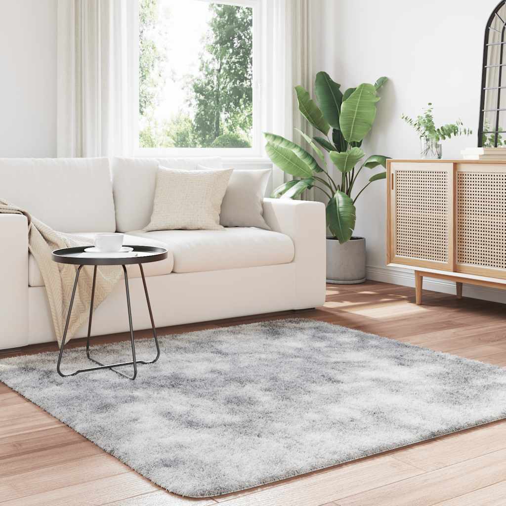 Teppich Shaggy Hochflor NAVARRA Beige 60x100 cm Polyester