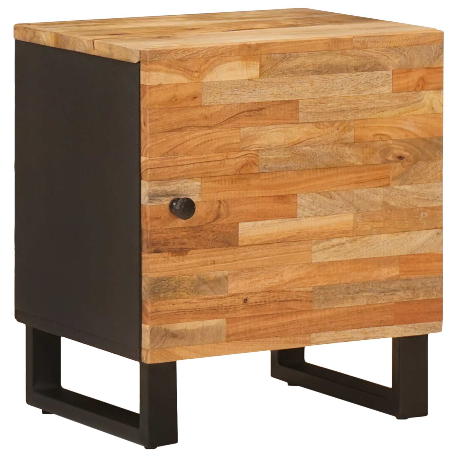 Nachttisch Braun 40 x 33 x 46 cm Massivholz Mango