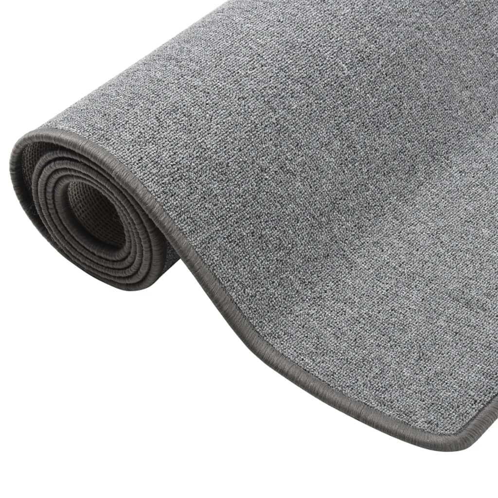 Teppichläufer Anthrazit 80 x 500 cm 100% Polypropylen