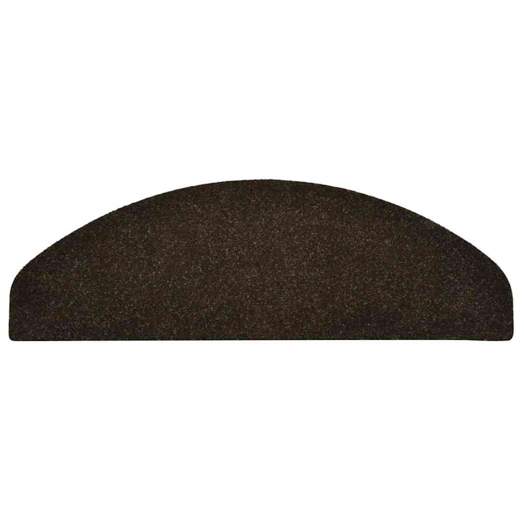 Stufenmatten Selbstklebend 15 Stk. 56x17x3 cm Hellbraun Halbrund