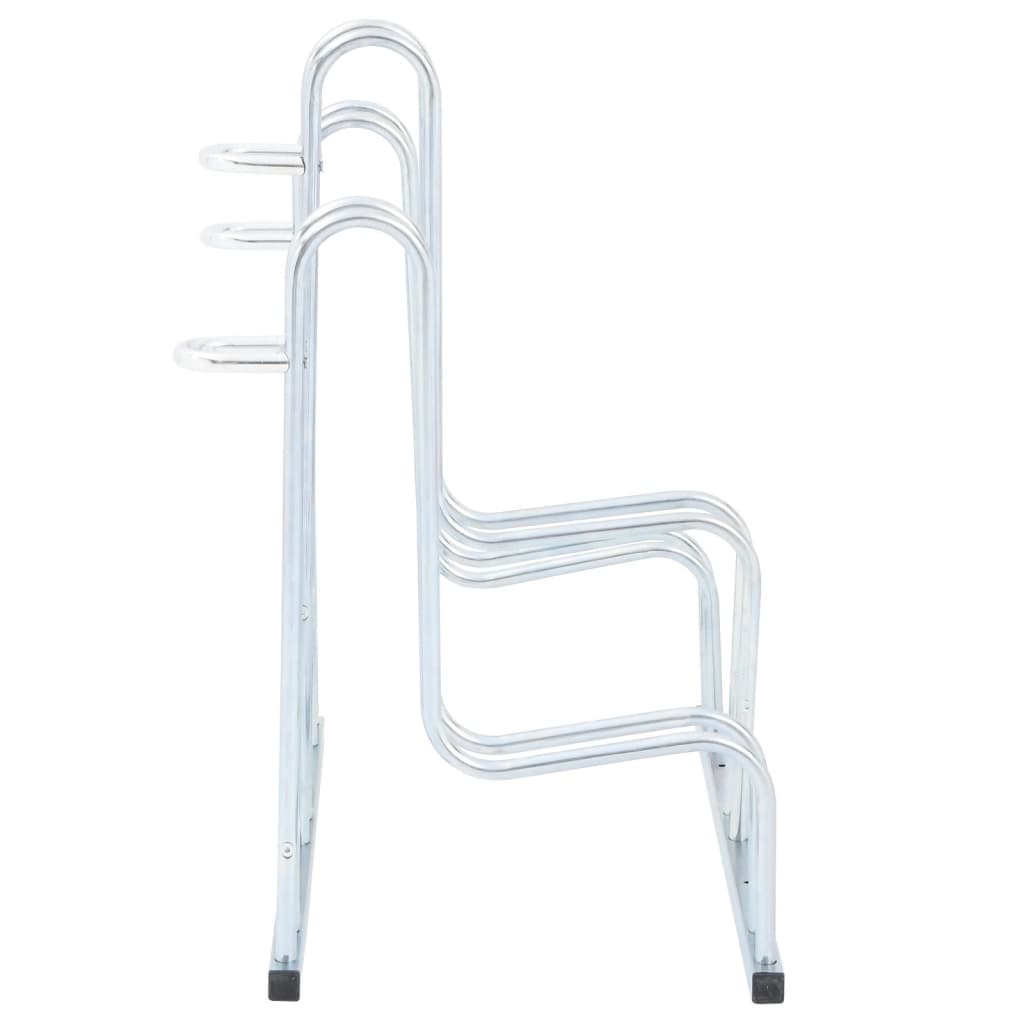 Fahrradständer für 2 Fahrräder Verzinkter Stahl