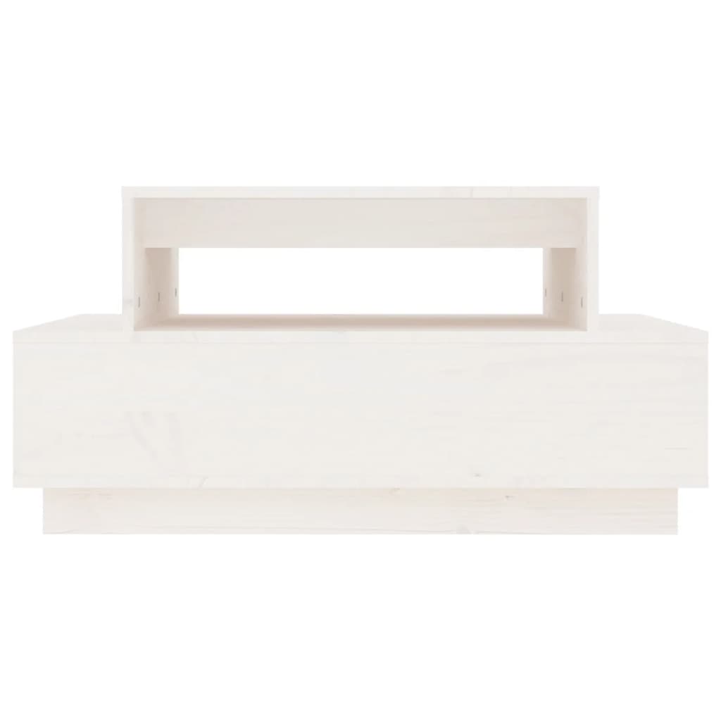 Couchtisch 80x55x40,5 cm Massivholz Kiefer