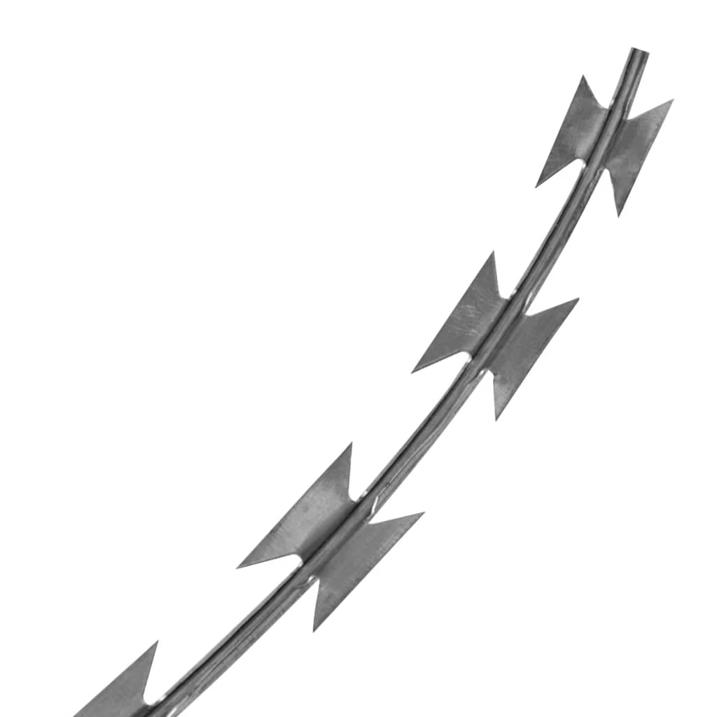 Stacheldraht Concertina Klingendraht Verzinkter Stahl 100 m