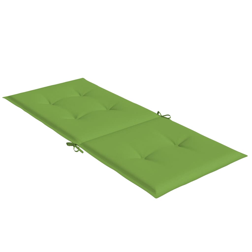 Hochlehner-Auflagen 2 Stk. Melange Anthrazit 120x50x7cm Stoff