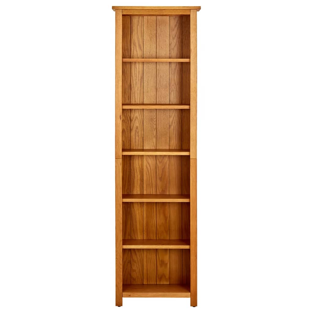 Bücherregal 45x22,5x82 cm Eiche Massivholz