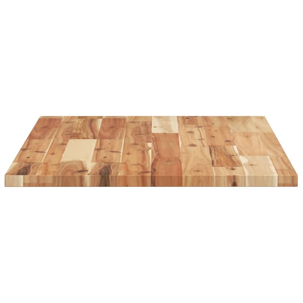 Tischplatte Rechteckig 60x50x2 cm Massivholz Akazie