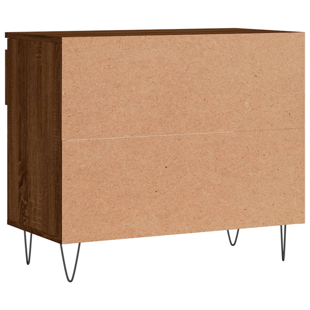 Schuhregal Räuchereiche 70x36x60 cm Holzwerkstoff