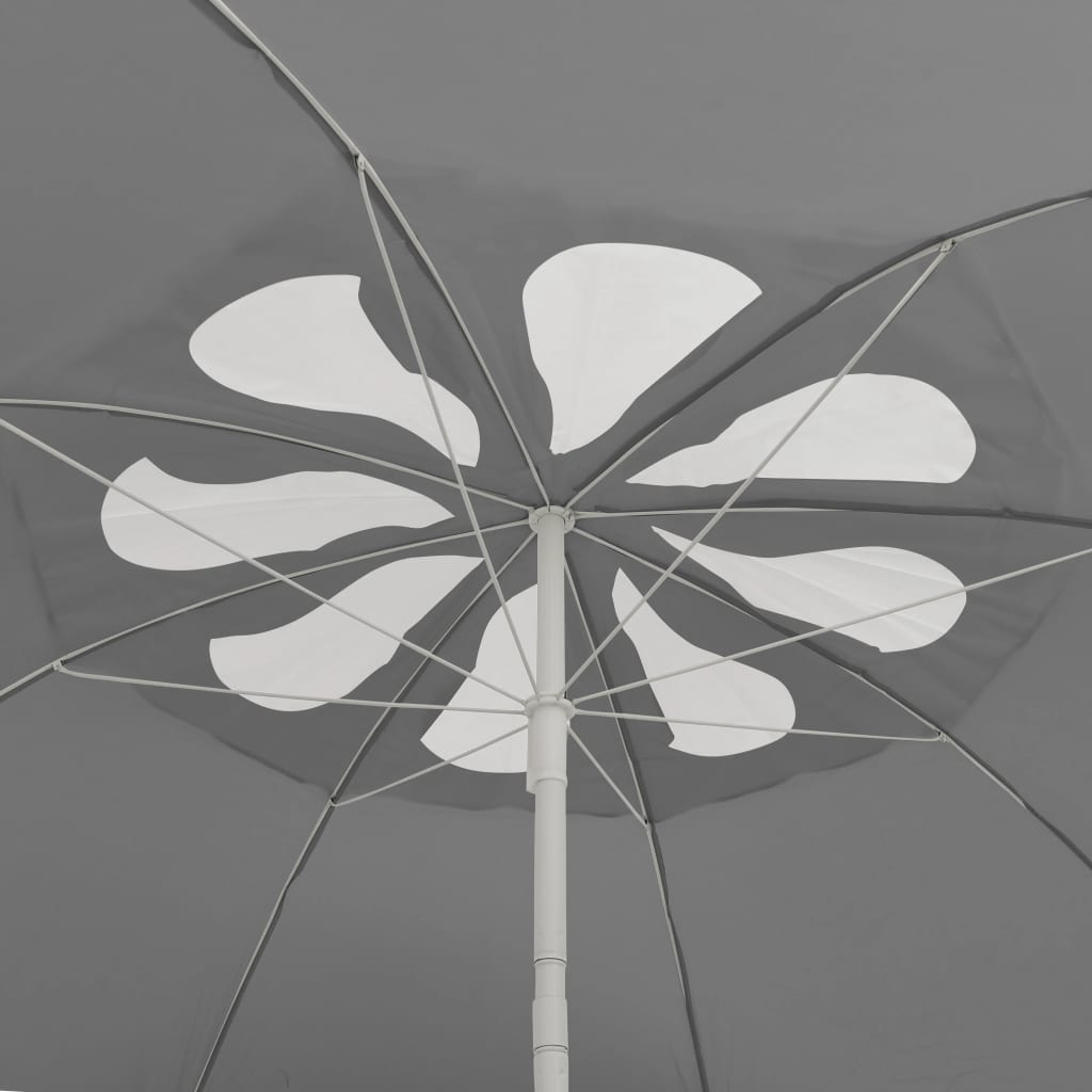 Sonnenschirm mit Stahlmast Sandfarbe 180 cm