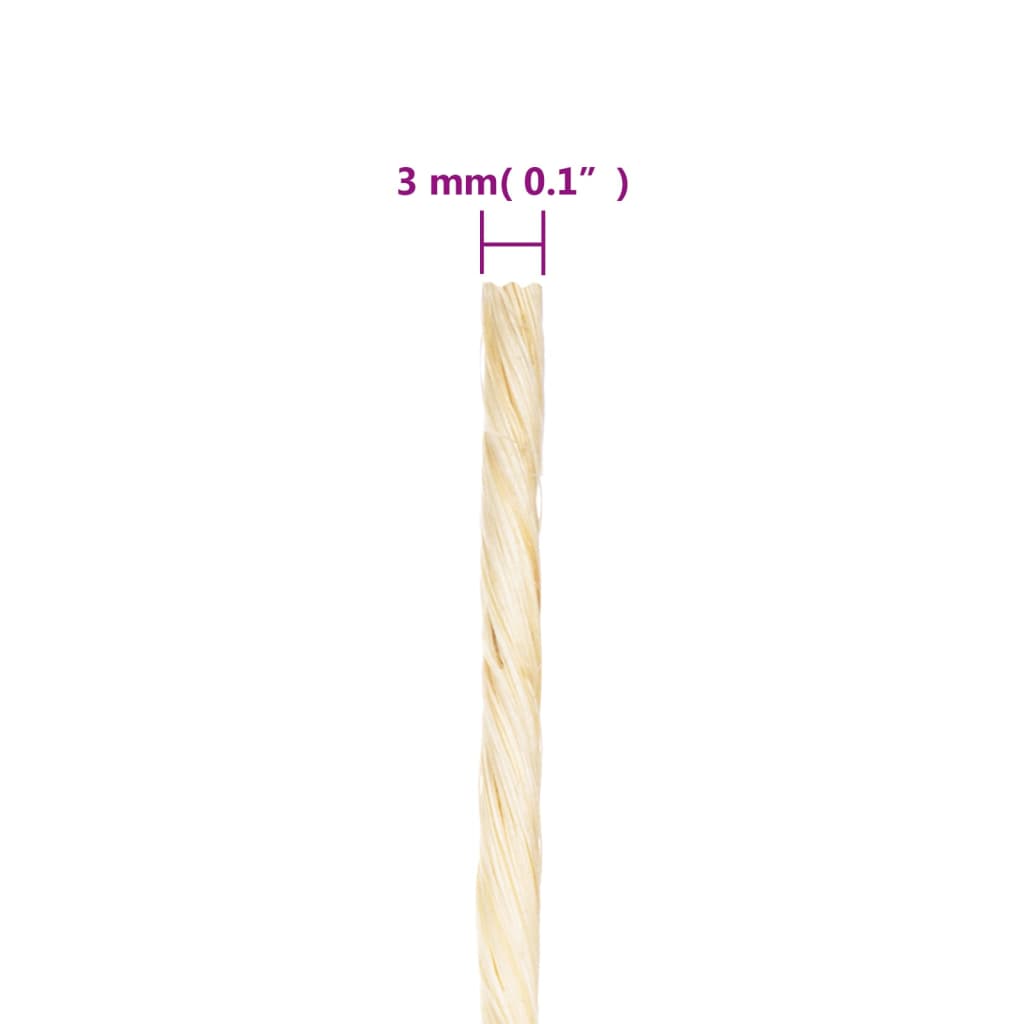 Seil 100% Sisal 2 mm 300 m
