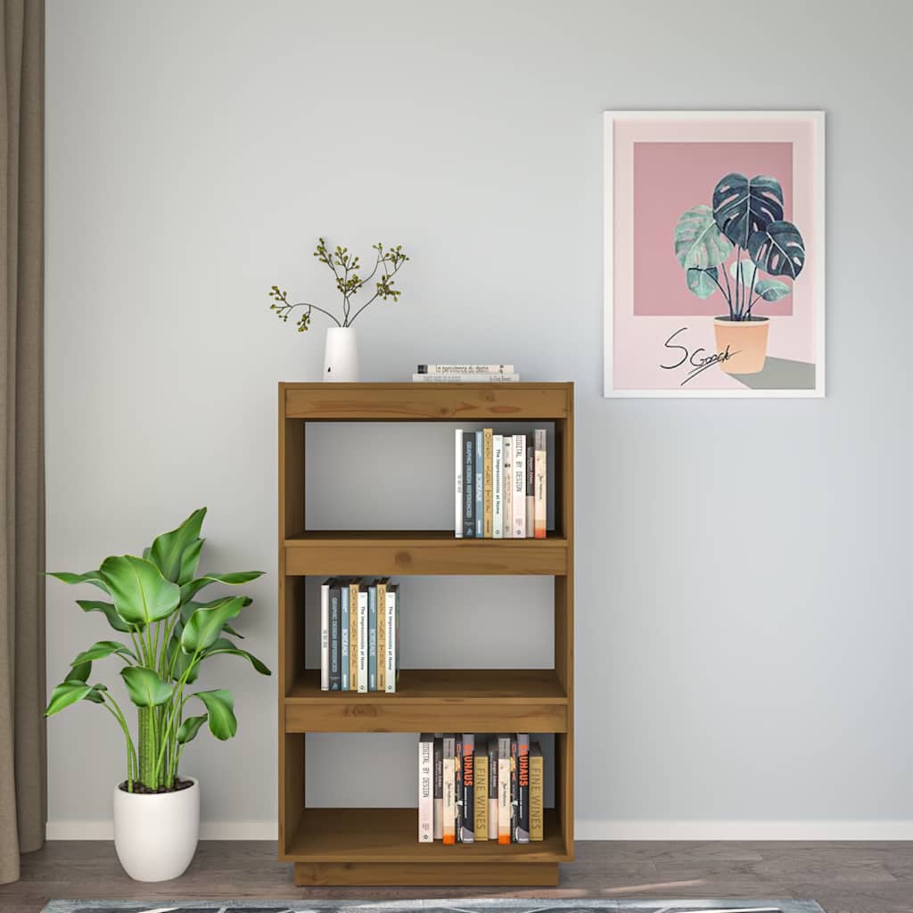 Bücherregal 40x35x71 cm Massivholz Kiefer