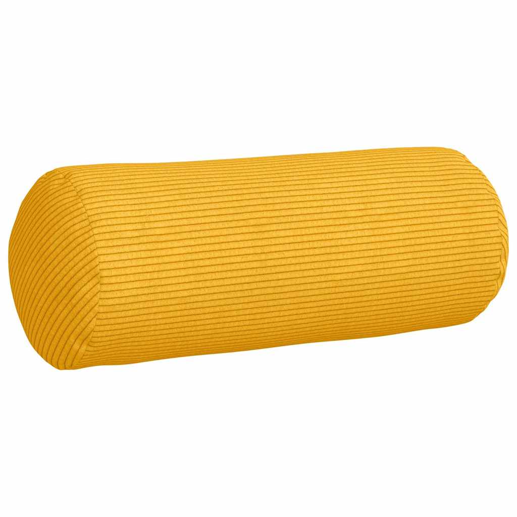 Bolsterkissen 2 pcs Hellgrau Ø 15 x 40 cm Cordstoff