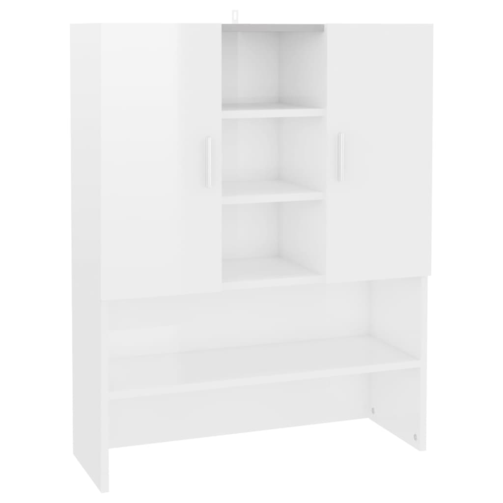 Waschmaschinenschrank Weiß 70,5x25,5x90 cm