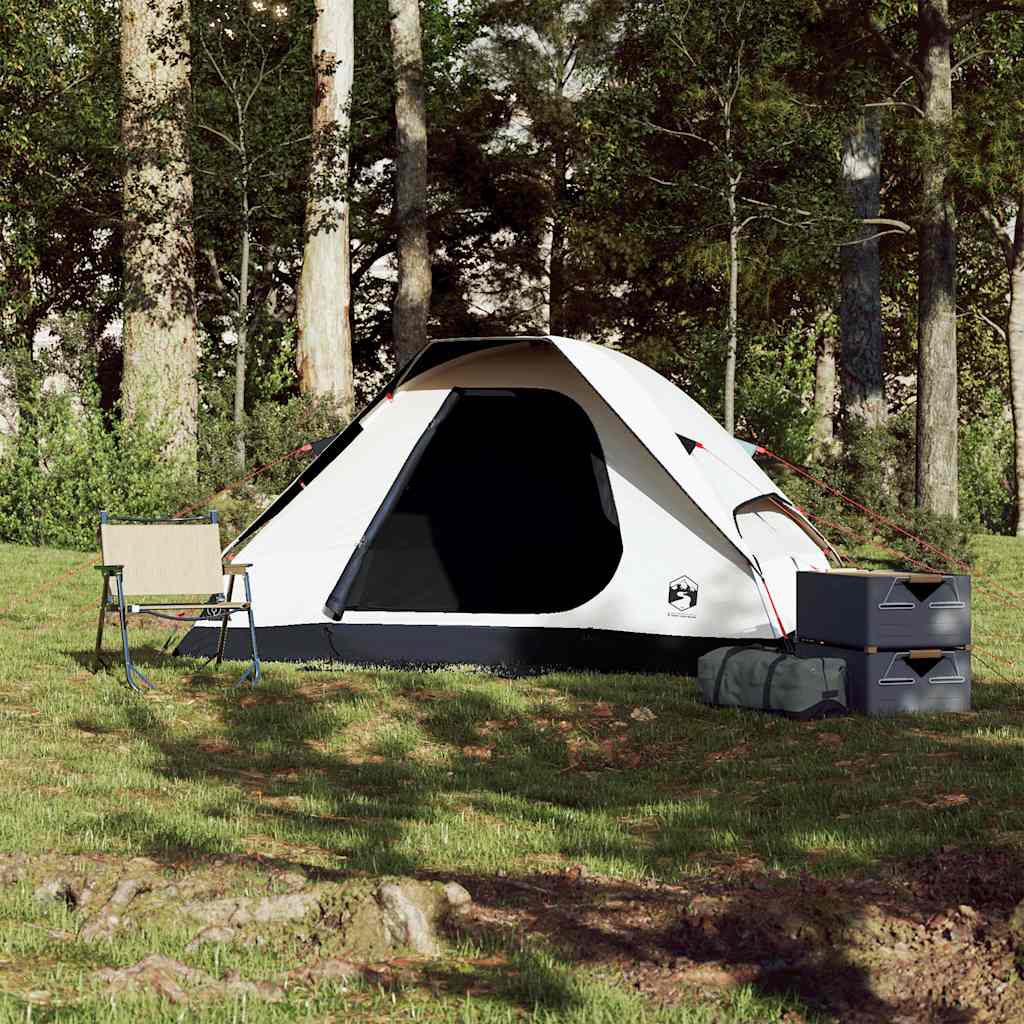 Kuppel-Campingzelt 2 Personen Olivgrün Wasserdicht