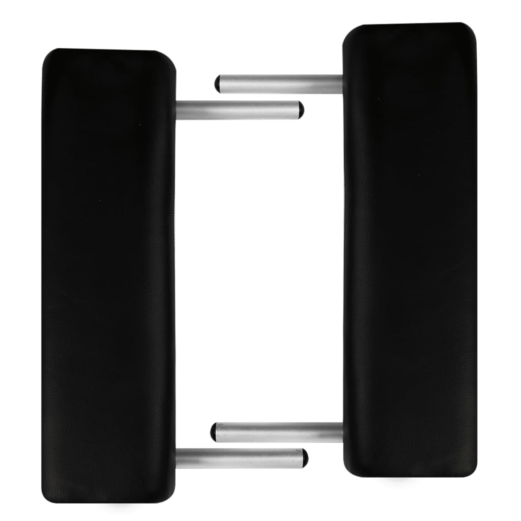 Massagetisch mit Aluminiumrahmen, faltbar 3 Zonen Creme-Weiß