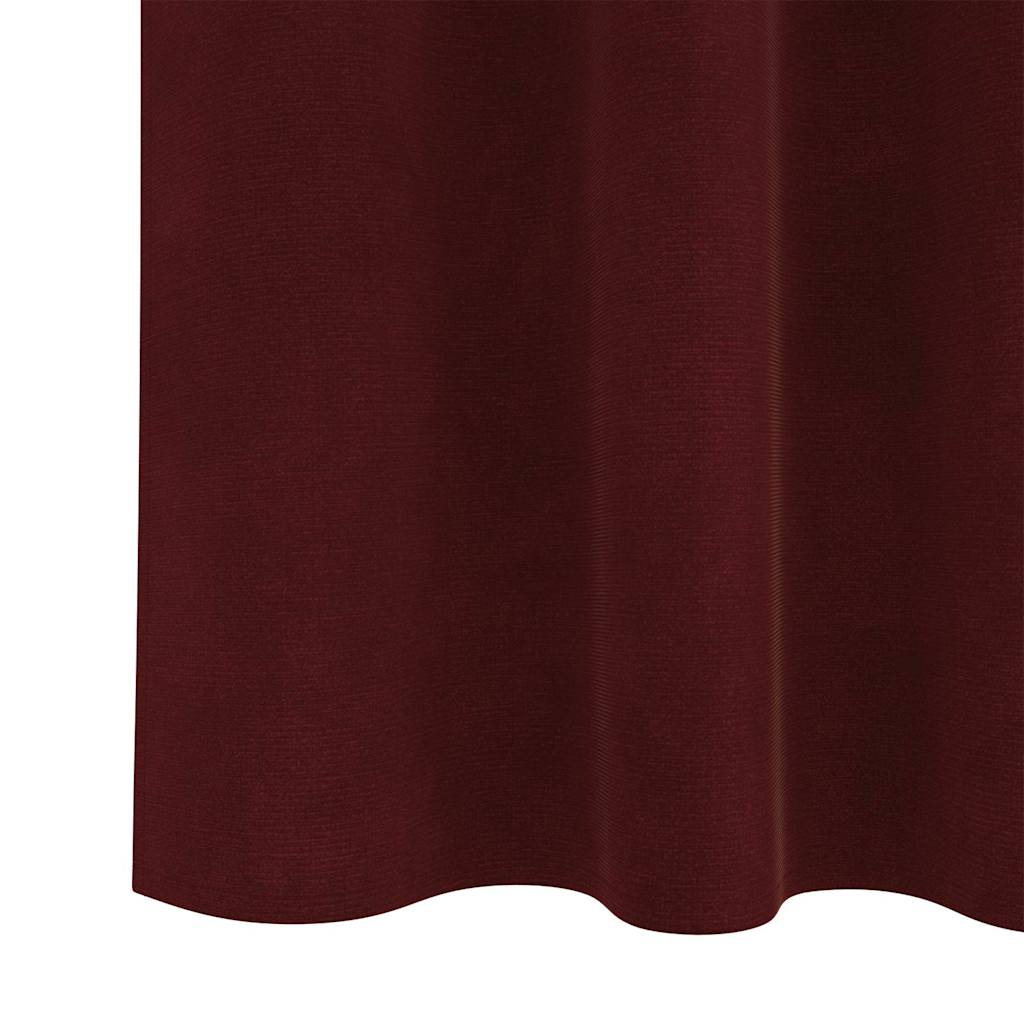 Verdunkelungsvorhänge 2 pcs Schwarz 140 x 140 cm Samt